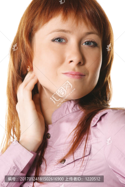 紅發(fā)的女人肖像