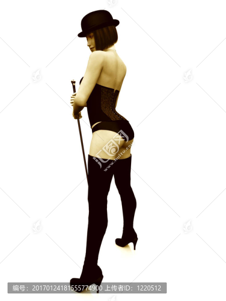 歌舞表演的女孩