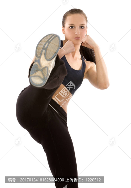 健身的女人