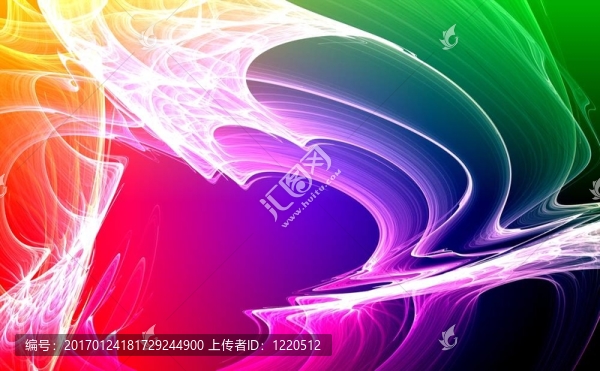 彩色三維呈現分形