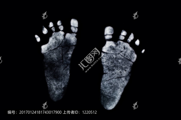 新生兒feetprint黑色