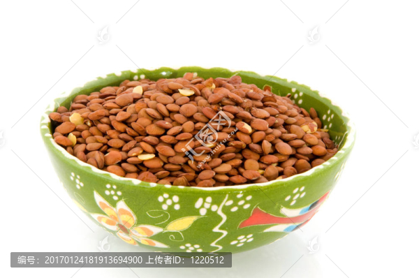 在一個碗里lentilles