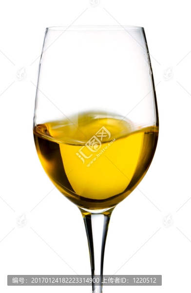 一杯白葡萄酒