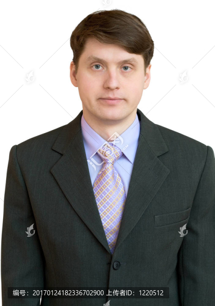 襯衫上的商人；領(lǐng)帶和夾克