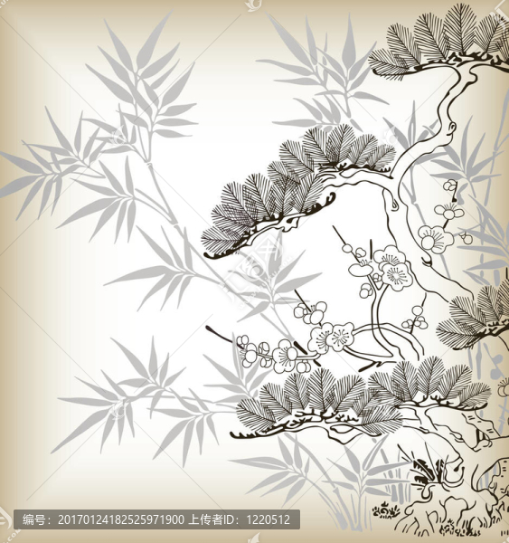 中國樹的背景