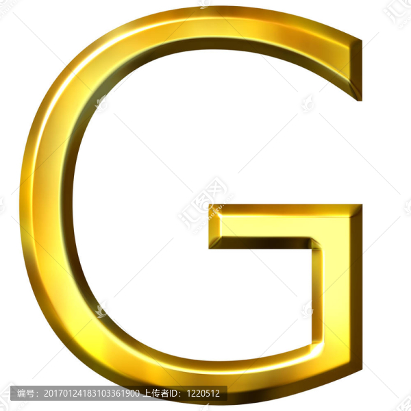 3D黃金字母