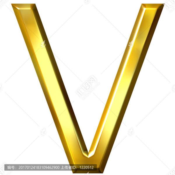 3D金色字母