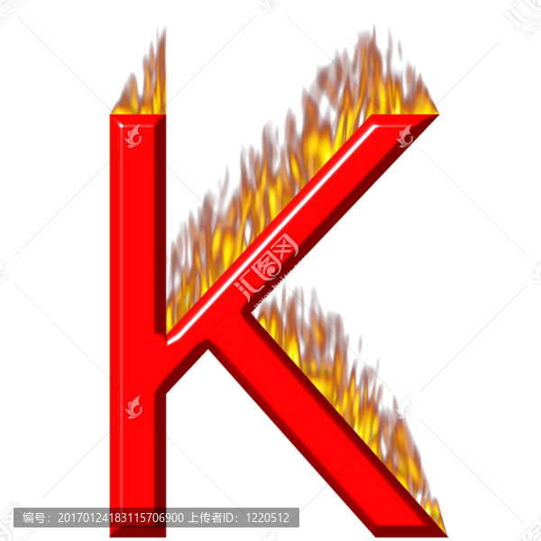 三維字母K表