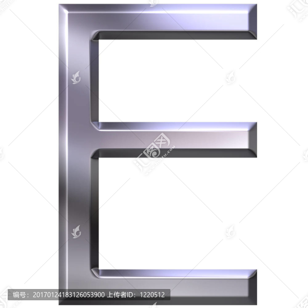 三維銀字母