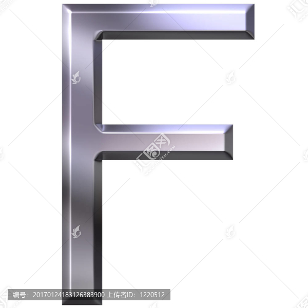三維銀字母