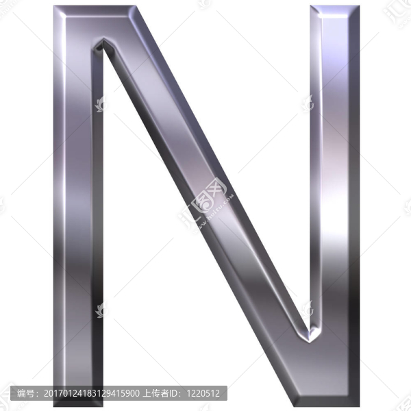 三維銀字母