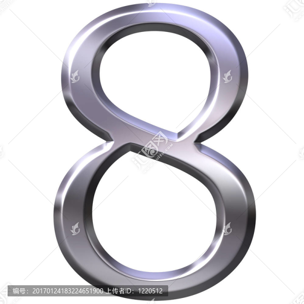三維銀數(shù)8