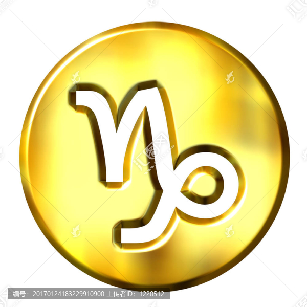 3D黃金摩羯座生肖