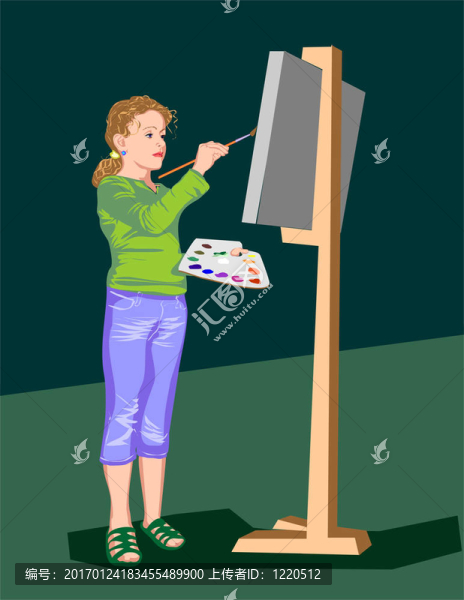 藝術(shù)的女孩