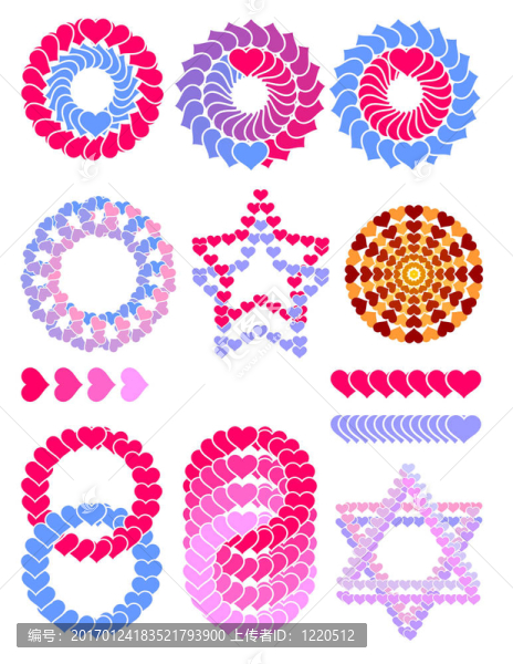 pattern_heart-匯圖網(wǎng) www.fosd68.com pattern_heart