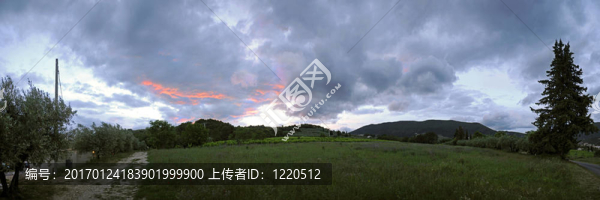 充滿活力的天空