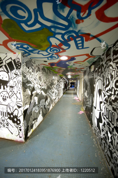 涂鴉的走廊
