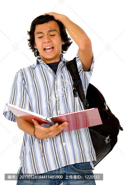 憤怒的男學(xué)生