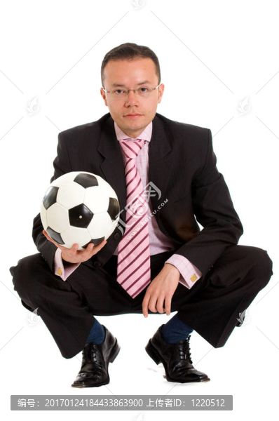 商人和足球