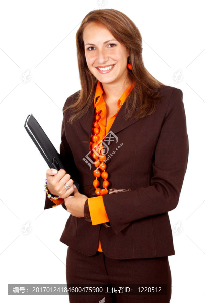 生意的女人微笑