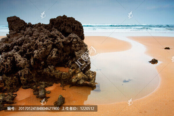 valdearenas海灘。西班牙