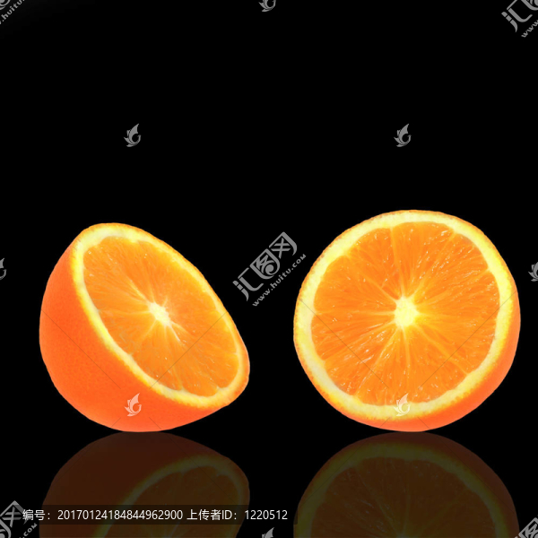 多汁的橙子