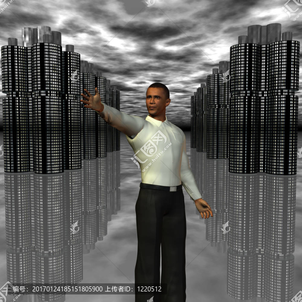 貝拉克·奧巴馬三維模型-匯圖網(wǎng) www.fosd68.com 貝拉克·奧巴馬三維模型
