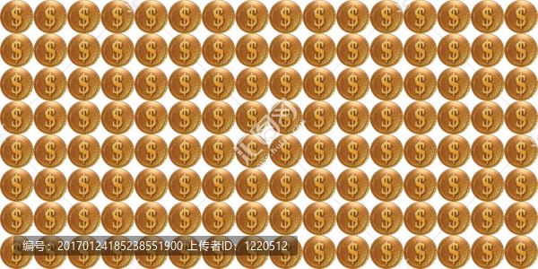 黃金美國美元硬幣上的白色