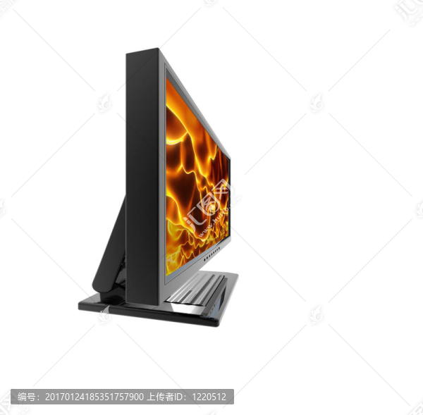 白色電腦液晶顯示器