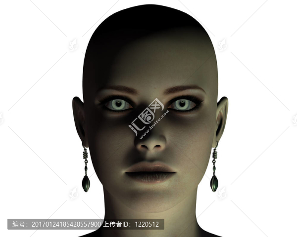 美麗的年輕吸血鬼女孩肖像