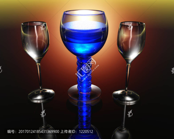 3D酒杯