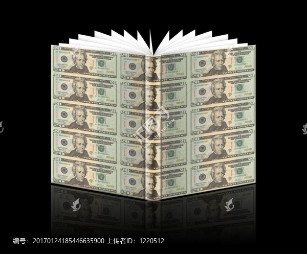 帶美元票據(jù)的封面