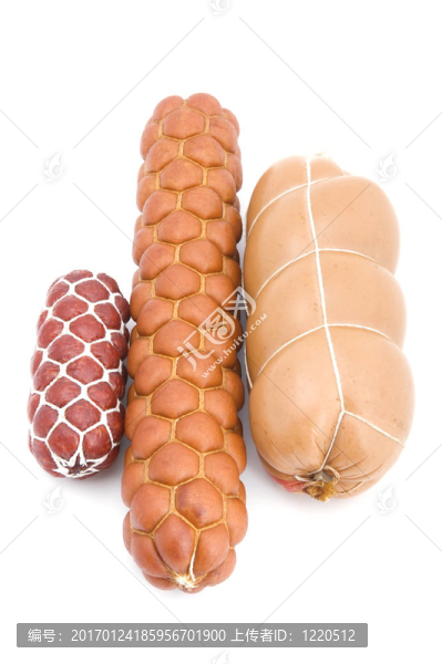 白香腸的特寫鏡頭