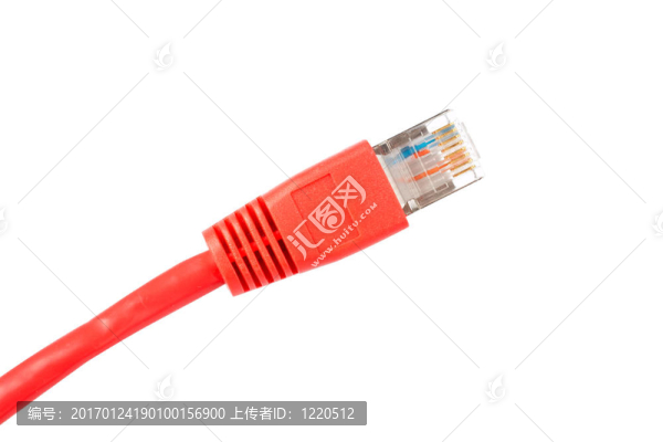 紅色網(wǎng)絡(luò)電纜隔離