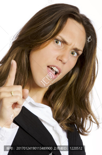 憤怒的女人
