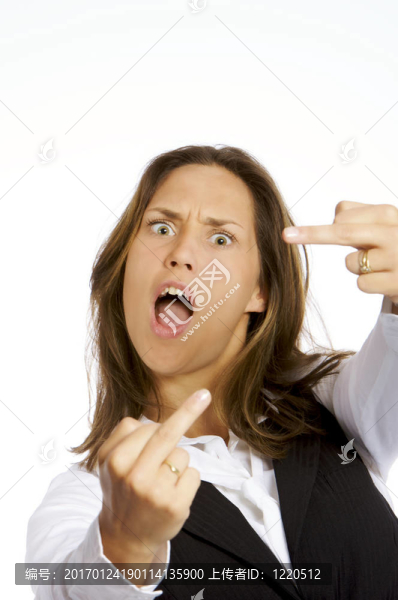 憤怒的女人
