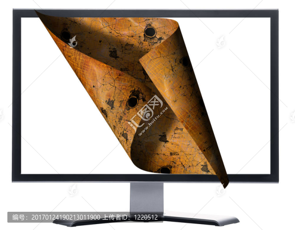 帶卷幕的監(jiān)視器