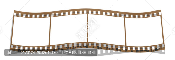 膠片上有4張空白圖像