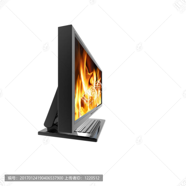 白色電腦液晶顯示器
