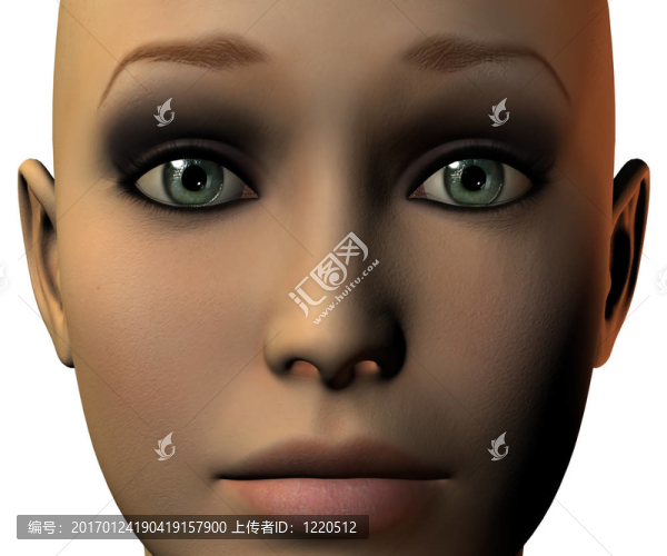 女孩臉上的3D與情感