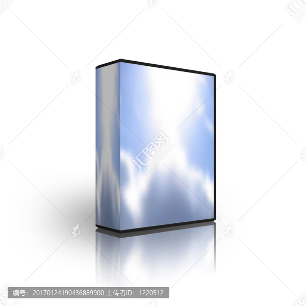 藍(lán)色天空拉絲金屬空白盒