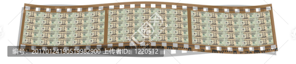 電影與美元紙幣