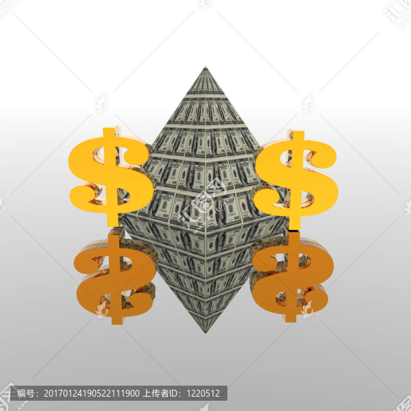 美元的金字塔