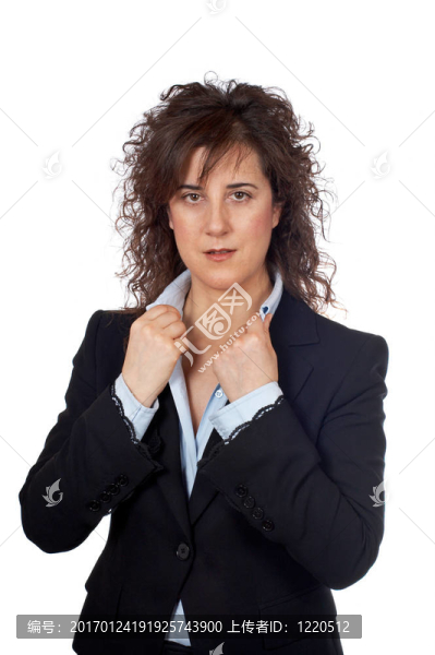 嚴肅的女人