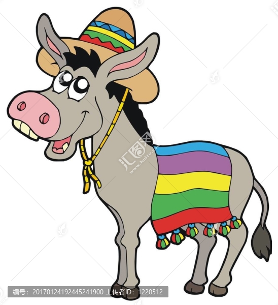 驢子與墨西哥草帽