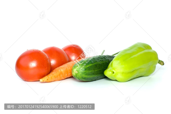 番茄；胡蘿卜；黃瓜和甜椒