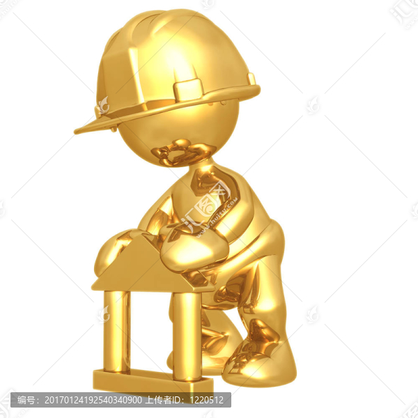 嬰兒建筑工人積木玩具家居