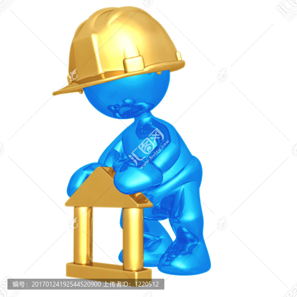 嬰兒建筑工人積木玩具家居