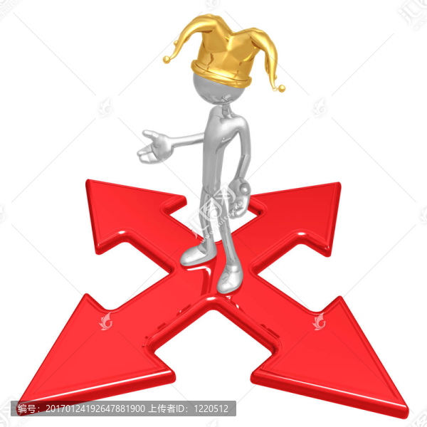 在十字路口的小丑