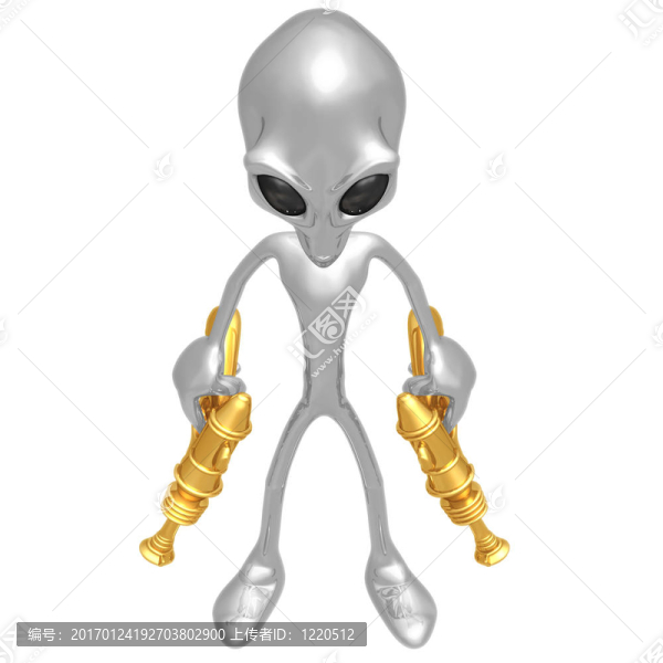 外星入侵者與復古的射線槍